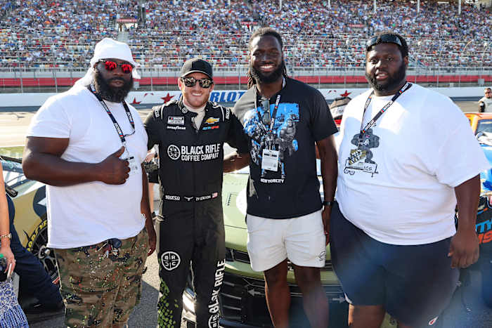 Dillon’s races and the Panthers season frequently overlap but they both try to support each other when possible.
